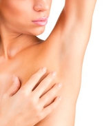 Removing excessive underarm sweating